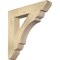 Ekena Millwork Olympic Slat Rough Sawn Bracket, Douglas Fir, 4"W x 24"D x 24"H BKT04X24X24OLY06RDF - alternate 1